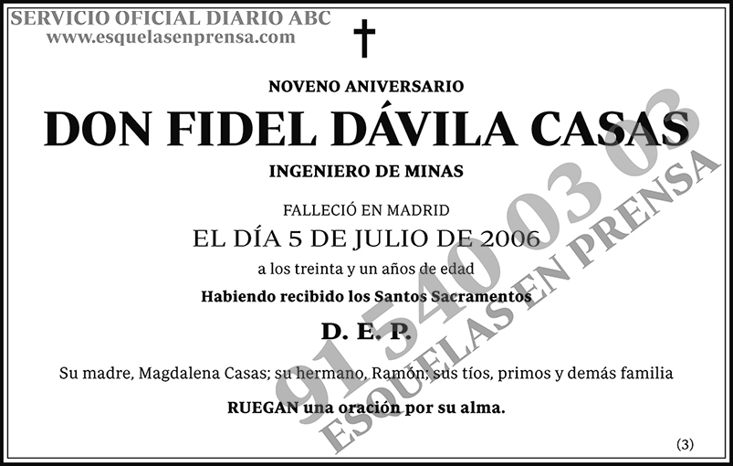 Fidel Dávila Casas